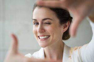 smiling woman